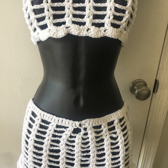 Exotic dance wear hand knitted outfits - Picture 2 of 8